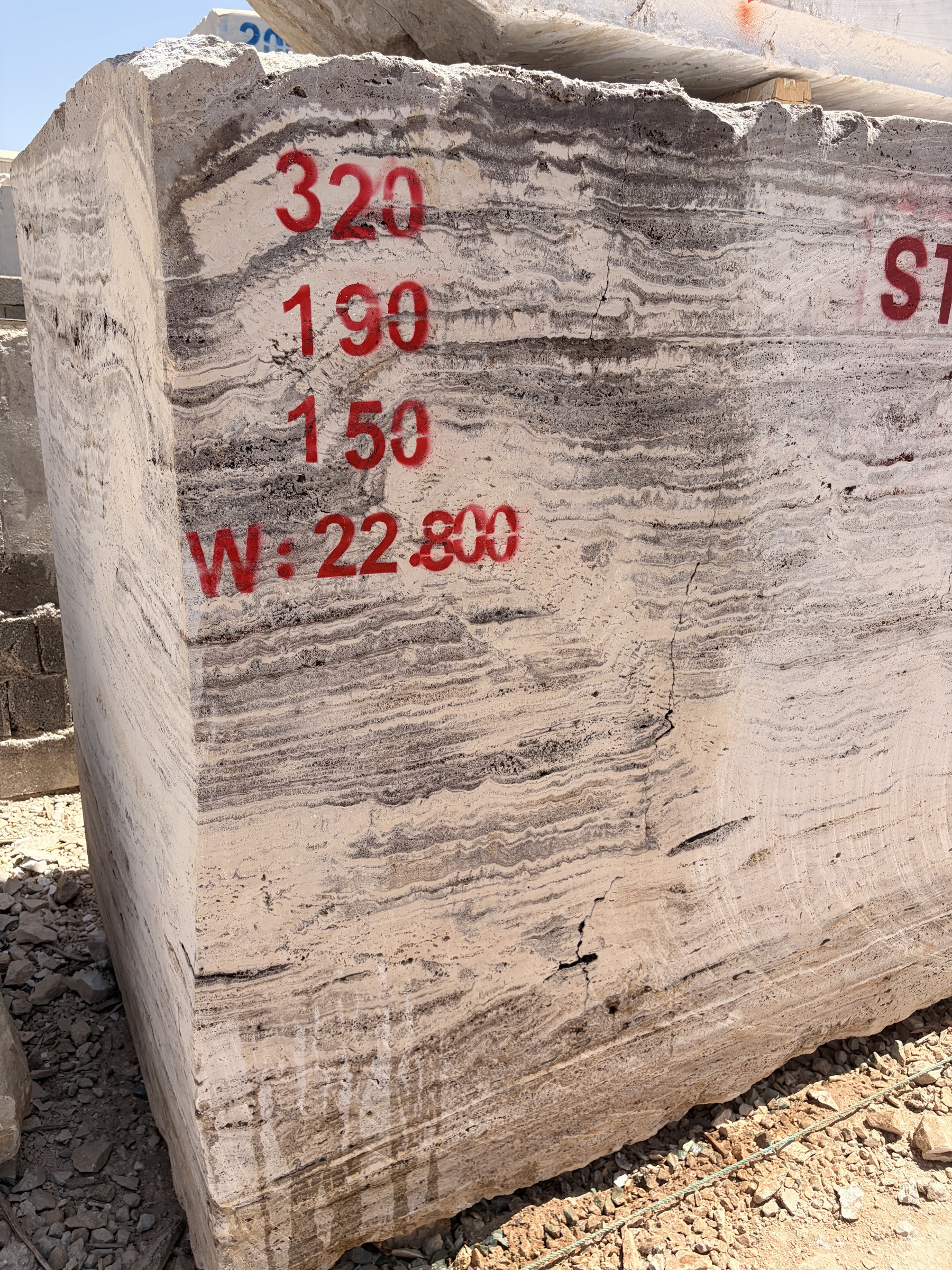 Silver Travertine